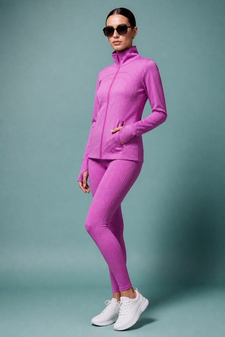 Lululemon In Stride Jacket in Heathered Ultra Violet Size 10